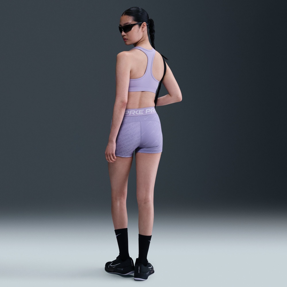 Лосини Nike W NP DF MR 3IN SHORT TT AOP HM6093-533 р.M фіолетовий