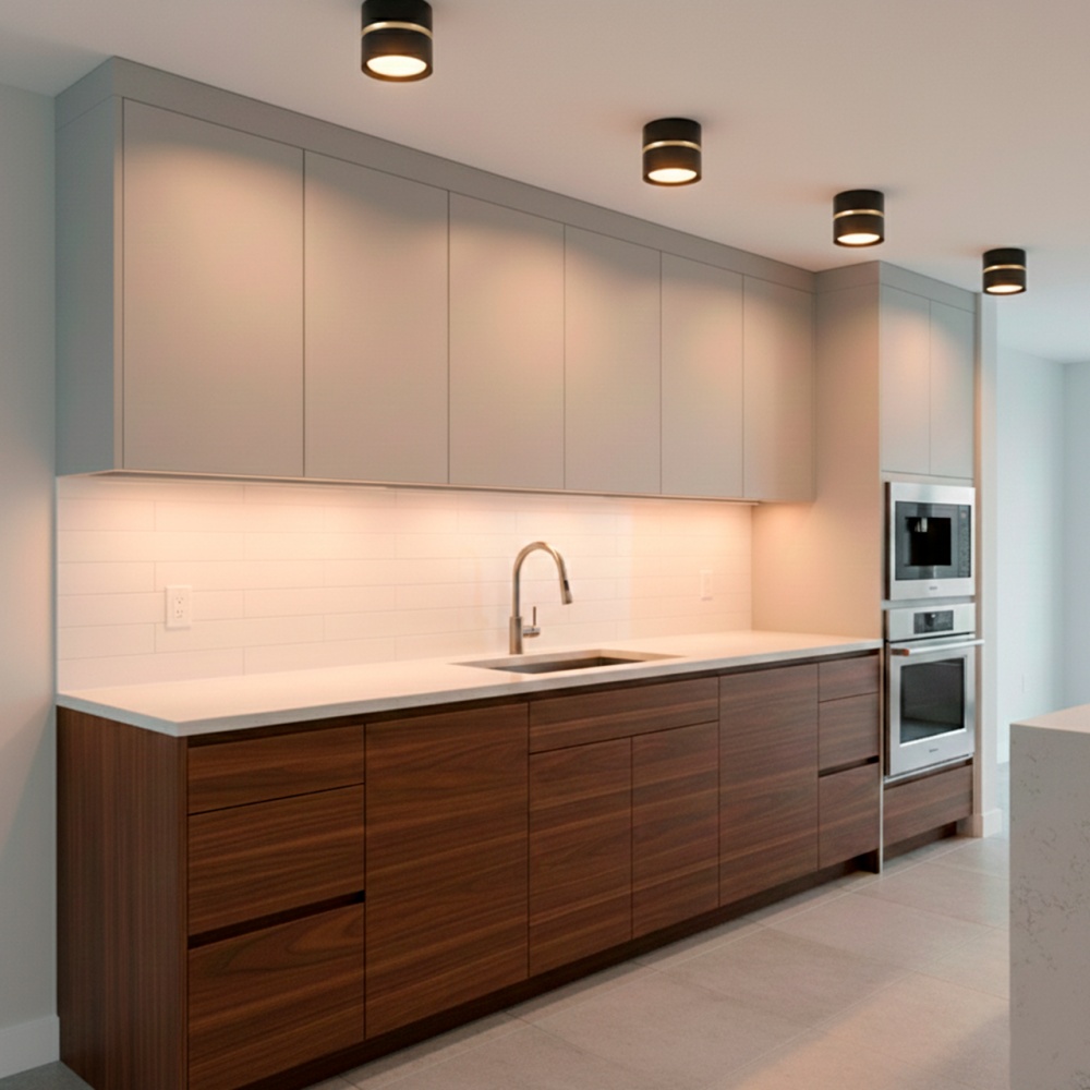 Светильник точечный Eurolamp Golden Edge GX53 черный LH-GX53(black)G