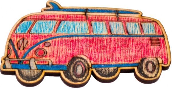 Іграшка дерев'яна Зірка магніт Транспорт