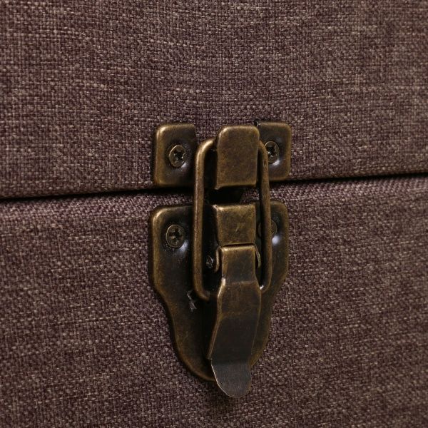 Сундук-пуф Forte Джемисон 61x39x39 см коричневый 