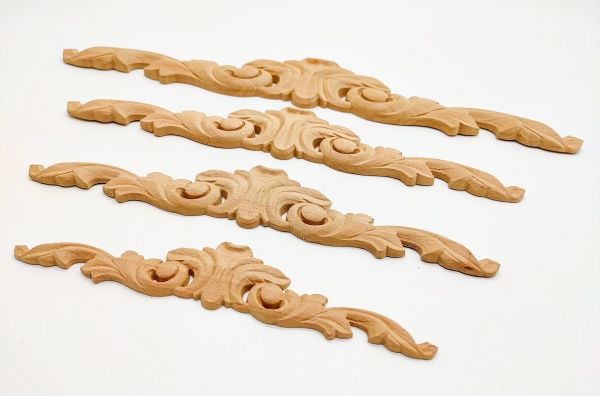 Декоративная панель деревянная горизонтальная 1 шт. DH.04.200 190х38x5 мм 