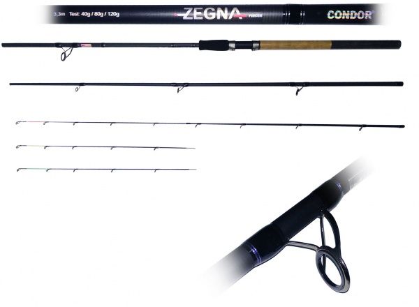 Фидерное удилище Condor 330 см Zegna FEEDER тест 120 г