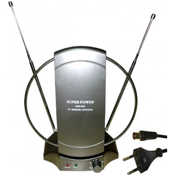 Антенна телевизионная EMT 10-0004 М+ДМ комнатная