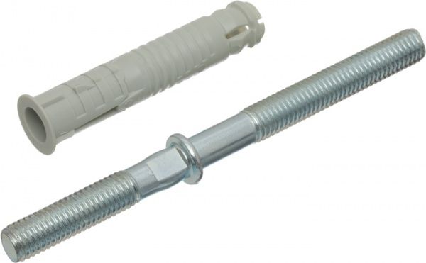 Крепления для умывальника к стене с дюбелем TDE и болтами 10x140 мм