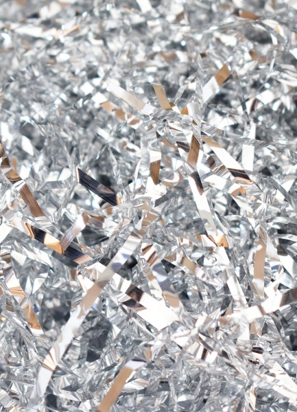 Наполнитель ПЭТ серебряный 00177