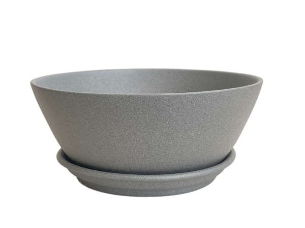 Горщик керамічний крихта круглий 5,5 л металік (016-1-075)