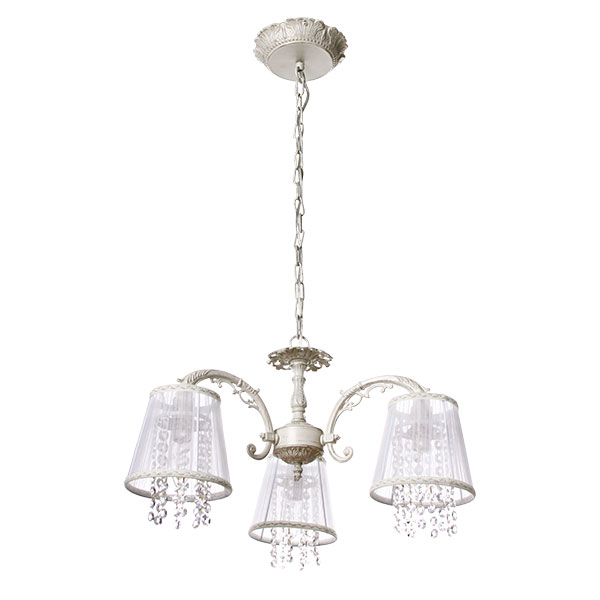 Люстра Altalusse подвесная 3x40 Вт E14 крем/белый INL-6123P-03