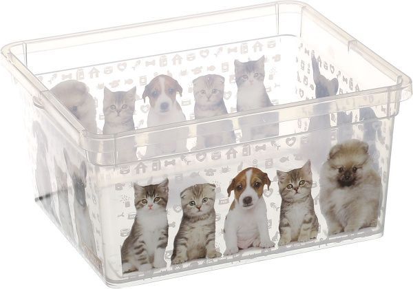 Ящик для зберігання Кіт і Пес 2,5 л 165x190x95 мм