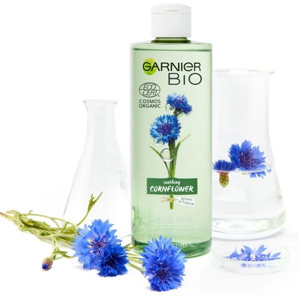 Мицеллярная вода Garnier Bio с экстрактом василька 400 мл