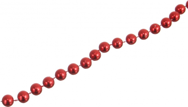 Бусы для елки 8 мм 8 м в ассортименте