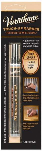 Маркер для пола и мебели цветовая группа №3 Varathane каштан 9,9 мл