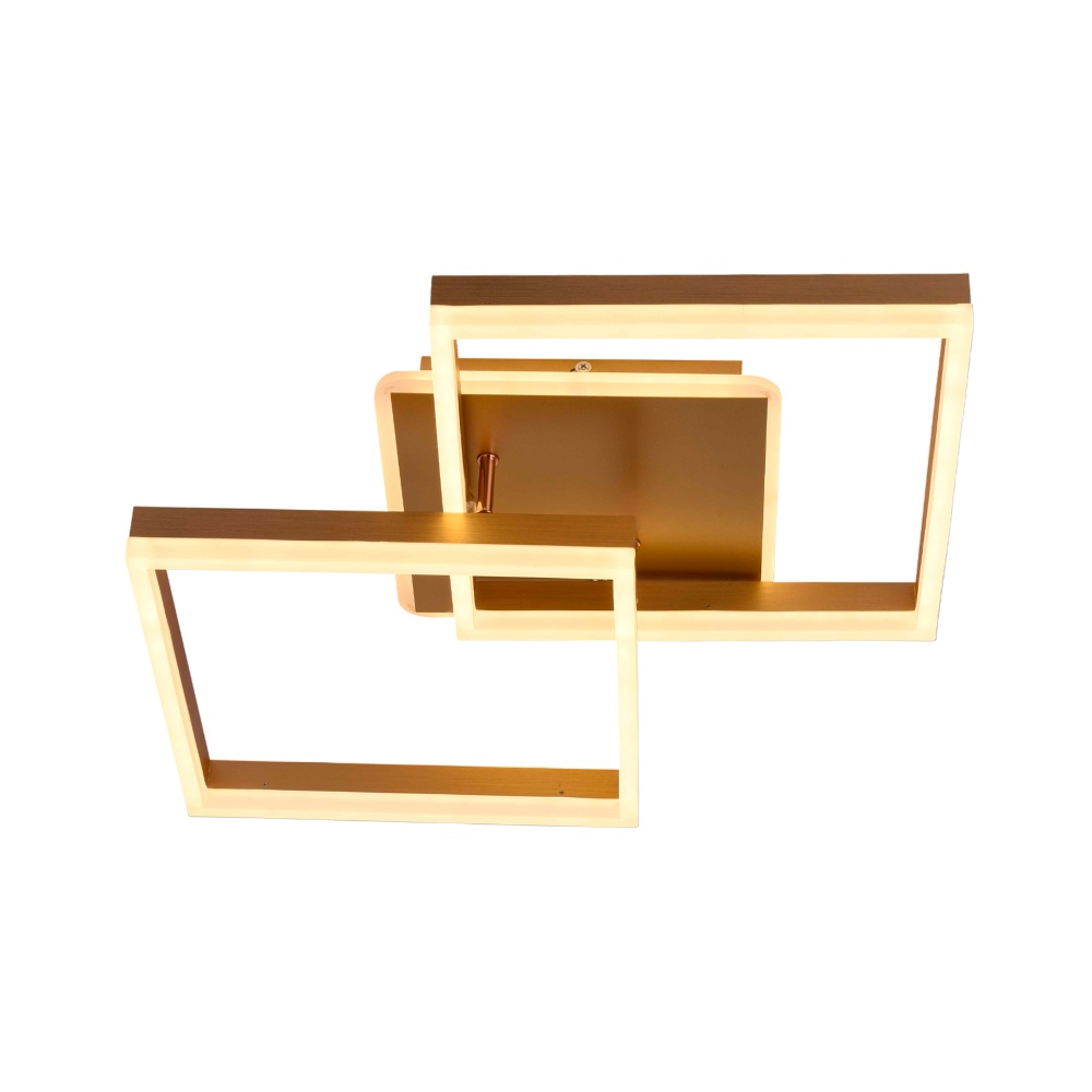 Люстра стельова Miorro LED Moda 2x80 Вт LED-модуль золото 51-313-016