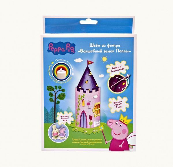 Аплікація Перо Шиємо з фетру Чарівний замок Пеппи 119564