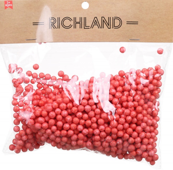 Набор шариков декоративных в пакете в ассортименте Річ-Ленд