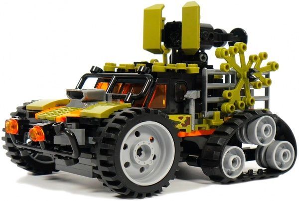 Конструктор Qman 1921 Полиция джип мотоцикл фигурки ODT094428