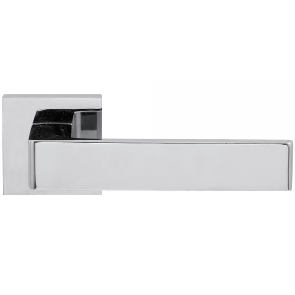 Ручка на розетке Comit Kubic А полированный хром