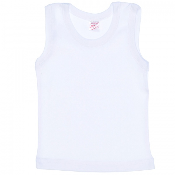 Майка детская для мальчиковдетские Татошка 2505028 р.128 белый 