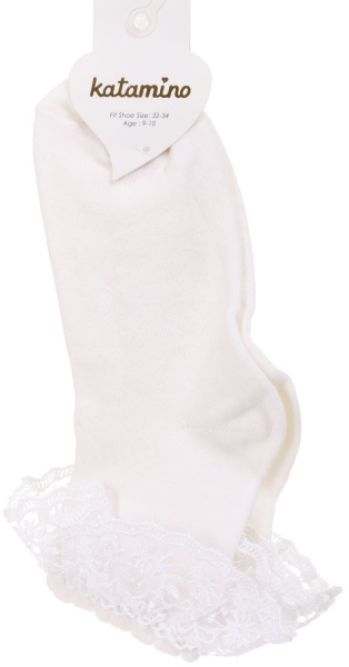 Носки для девочек KATAMINO K22032 р.9-10 молочный 