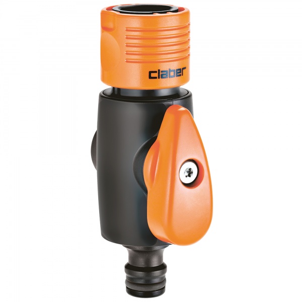 Коннектор Claber с регулятором потока воды 86010000