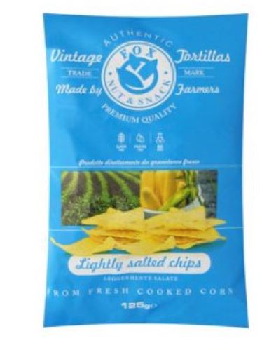 Чипсы Fox nut & snack FOX ITALIA кукурузные с небольшим содержанием соли 125 г