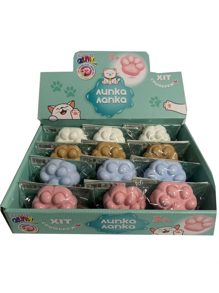 Игрушка-антистресс Monster Gum Липкая лапка T25992