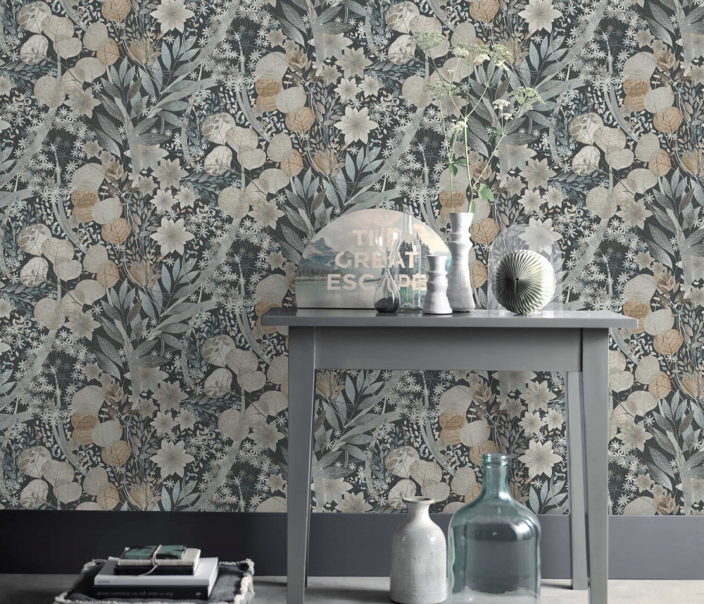 Шпалери вінілові на флізеліновій основі Erismann Secret Garden 12238-44 1,06x10,05 м