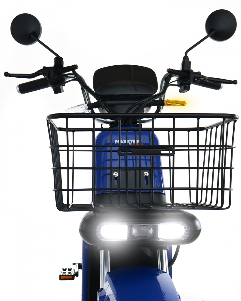 Электроскутер Maxxter RUNNER (Black-Blue) 1500 Вт