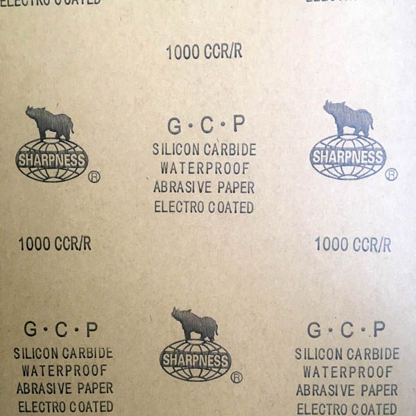 Наждачная бумагаP1000 для влажной шлифовки 4 шт. 235935