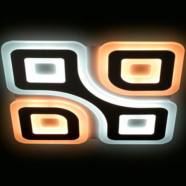 Люстра светодиодная Светкомплект ACRYLIC 08S RGB WH RC с пультом ДУ 110 Вт белый 