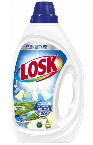 Гель для машинного та ручного прання Losk Гірське Озеро 0,99 л
