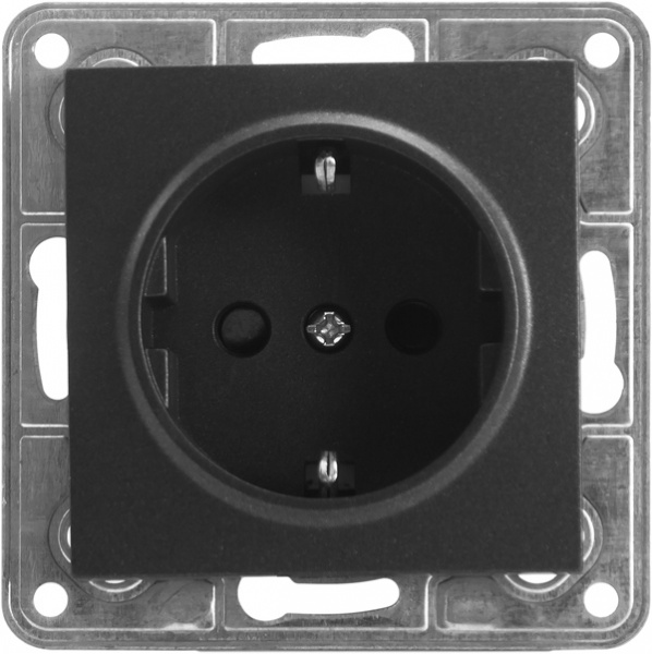 Розетка LXL Tesla TLXL3611A графіт 8536699090