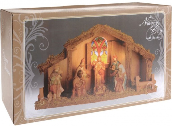 Декорація новорічна з підсвічуванням 39 х 15 х 22,5 см (AAA107010) 