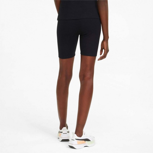 Велосипедки Puma CLASSICS RIBBED SHORT TIGHTS 53350701 р. S чорний