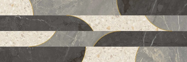 Плитка Ceramika Paradyz Magical Time Grey Decor Ret Mat. 29,8х89,8 