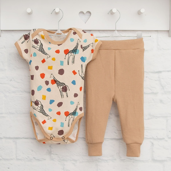 Комплект детской одежды Blanka бежевый р.86 110232 