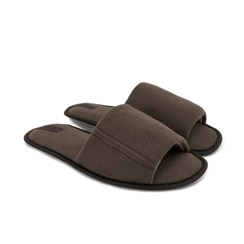 Капці домашні Twins VL вельвет mono 11513 р.40/41 коричневий