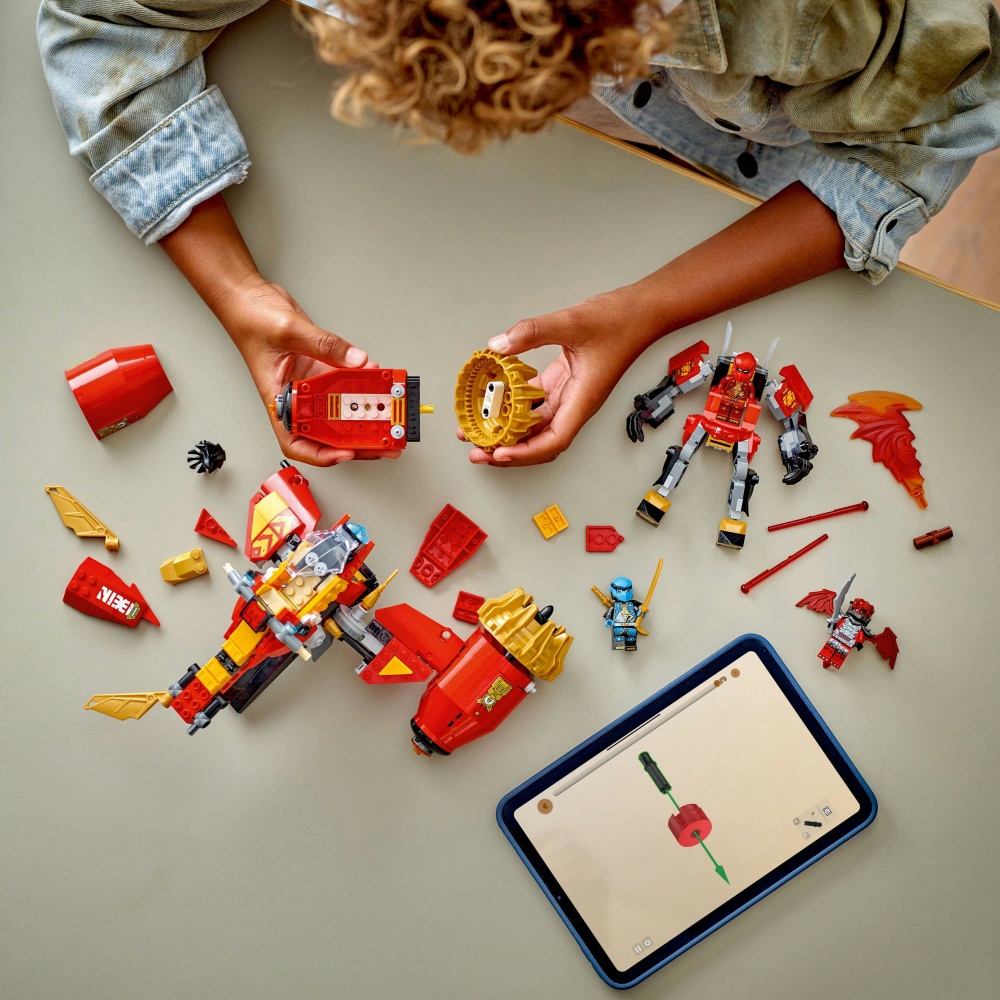 Конструктор LEGO NINJAGO Штормовой робот-всадник Кая 71830