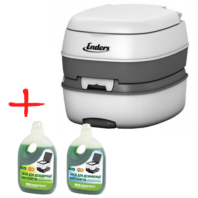 Біотуалет Enders Mobil-WC Deluxe + засіб для дезодорації Кемпінг