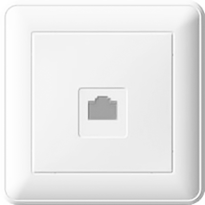 Розетка W-59 RSI-152T-18 белая