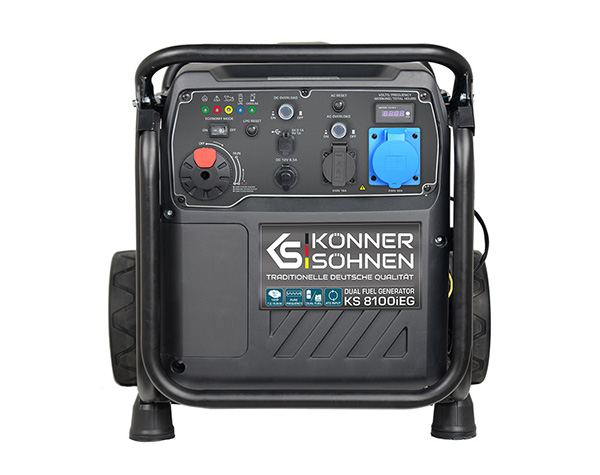 Генератор Konner&Sohnen 7,2 кВт / 8 кВт 230 В KS 8100iEG бензин/газ