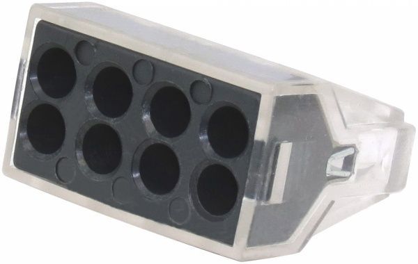 Клема до розподільчої коробки EMT 8х1,0-2,5 мм без пасти 3 шт. сірий 