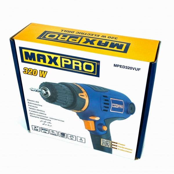 Шуруповерт сетевой Max pro MPED320VUF