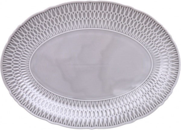 Блюдо овальне Sofia 34 см ментолове Cmielow 