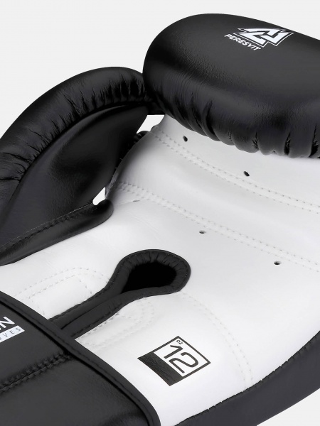 Боксерские перчатки Peresvit 501303-102 16oz Precision gloves черный с белым