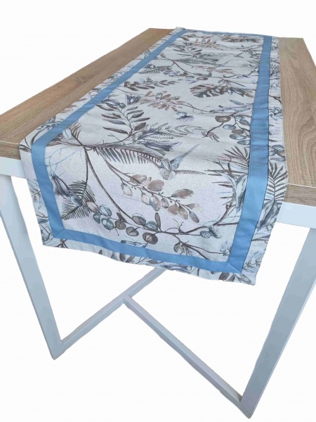 Дорожка (раннер) Мира 40x140 см бежевый с рисунком Прованс 