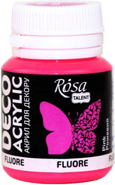 Акрил для декору рожевий 20 мл Rosa Talent