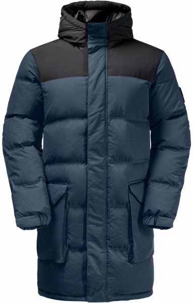 Пуховик Jack Wolfskin ALEX LONG DOWN JKT M 1207251_1383 р.S синій