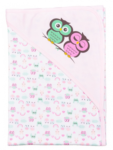 Рушник-куточок Bambinelli Совеня білий 