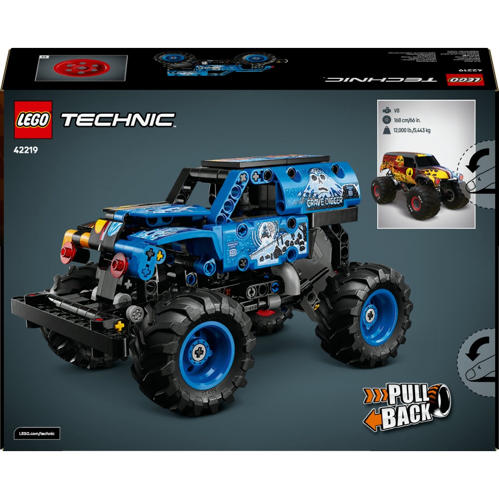 Конструктор LEGO Technic Monster Jam™ Grave Digger™ Огонь и лед 42219