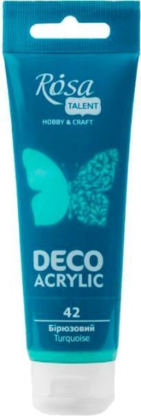Акрил для декора бирюзовый 75 мл Rosa Talent